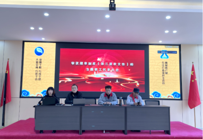 公司《第三层次文件》制度审议专题职代会会议报道
